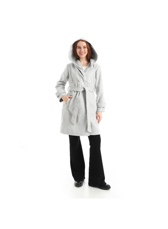 Coctail Coat-17380-gray - Image 1